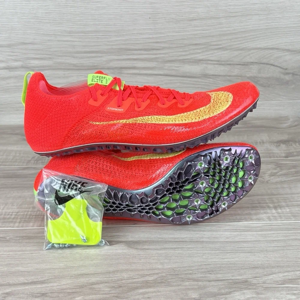 Nike Zoom Superfly Elite 2 Mens Size 11 Crimson Track Spike FZ9662-600